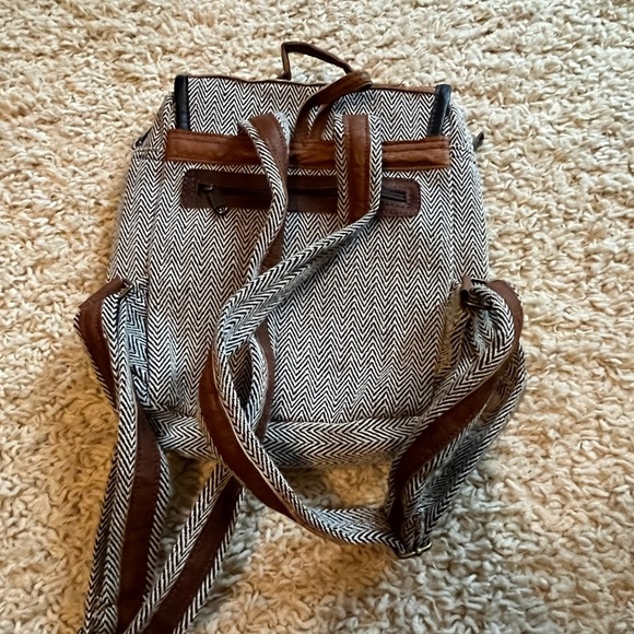 Tweed chevron backpack - Picture 7 of 7